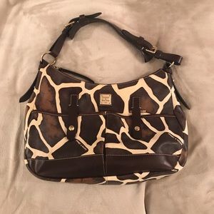 Dooney & Bourke Giraffe Print shoulder bag